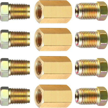 1 3/8" Brake Line Fittings Kit for 3/16" Brake Line Tube