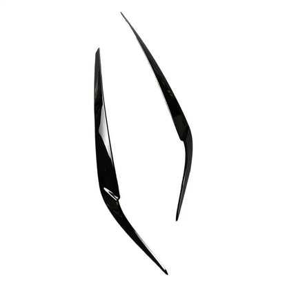 Gloss Black Headlight Eyelid Trim for BMW 5 Series G30 2017-2023