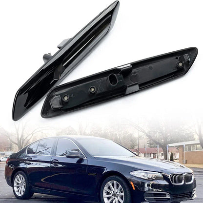LED Side Marker Lamp Turn Signal Smoked for BMW 550i 535i 528i (2006-2010)