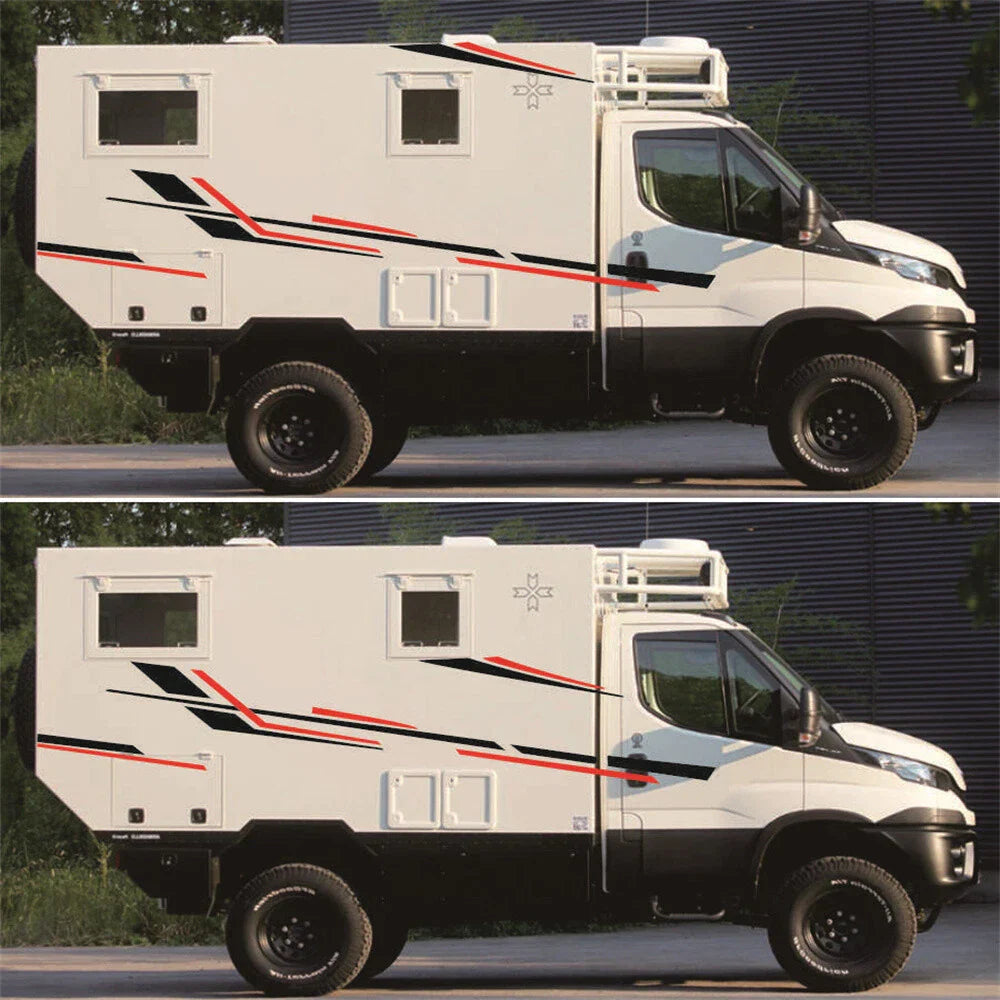 Vinyl Decal Stripes for Universal Car Camper RV Trailer