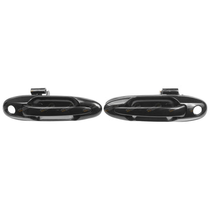 Black Front Outer Door Handles for Landcruiser FZJ105 HDJ100 HZJ105 UZJ100