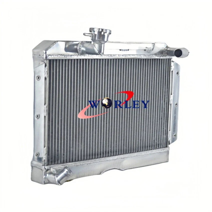 5ROW Aluminum Radiator & Fans for Rover MG MGA 1500/1600/1622 (1955-1962)