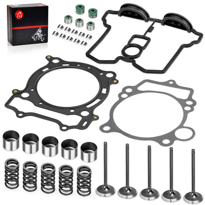 Cylinder Head Valve & Gasket Kit for Yamaha YFZ450/YZ450F