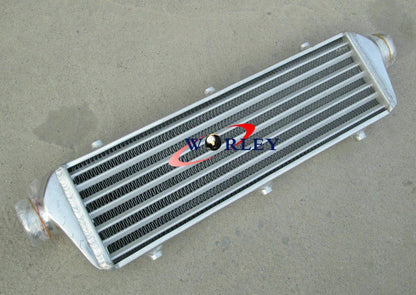 Aluminum Intercooler 450x140x50 2.25" Turbo Pipe