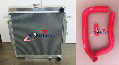 Aluminum Radiator & Hoses for Toyota Landcruiser 75 Series (1985-1990)