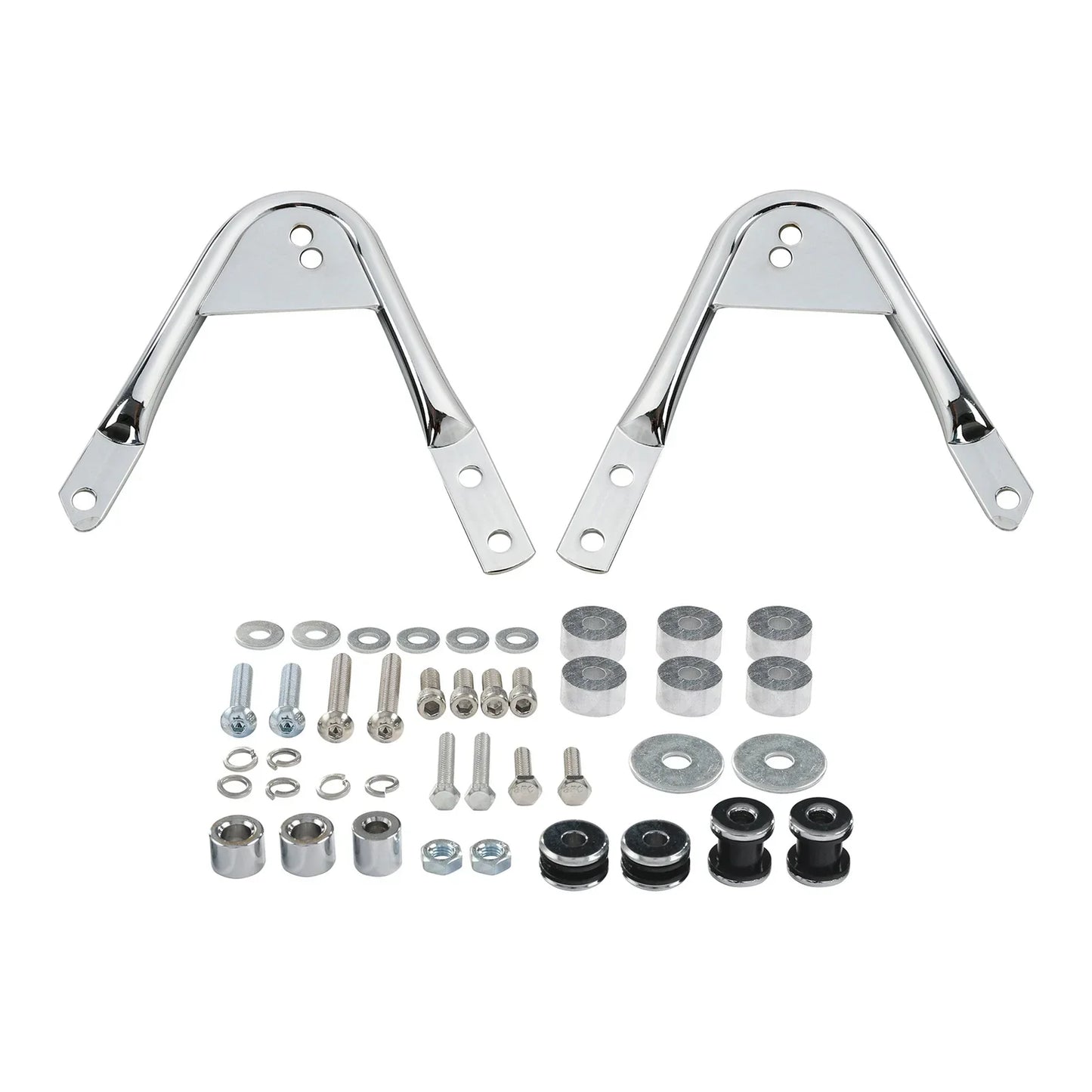 2x Luggage Rack Rear Docking Hardware Kit for Harley Electra Glide (97-08)