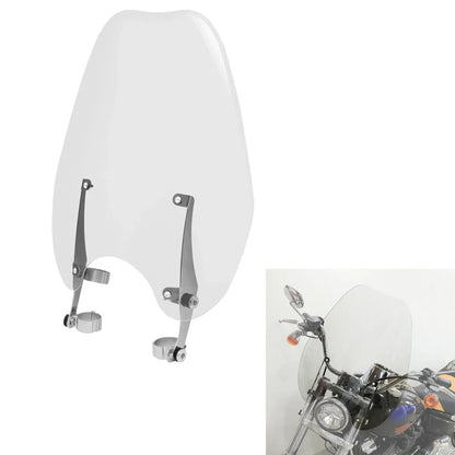 Clear Windshield Mount Bracket for Harley Low Rider FXDL/FXLR (2014 - 2020)