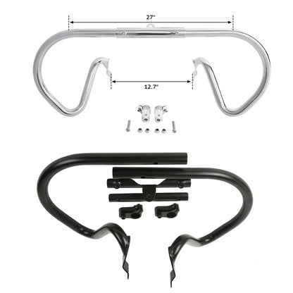 Engine Guards Crash Bar for Harley V-Rod Muscle VRSCA Chrome/Blk (2002-2017)