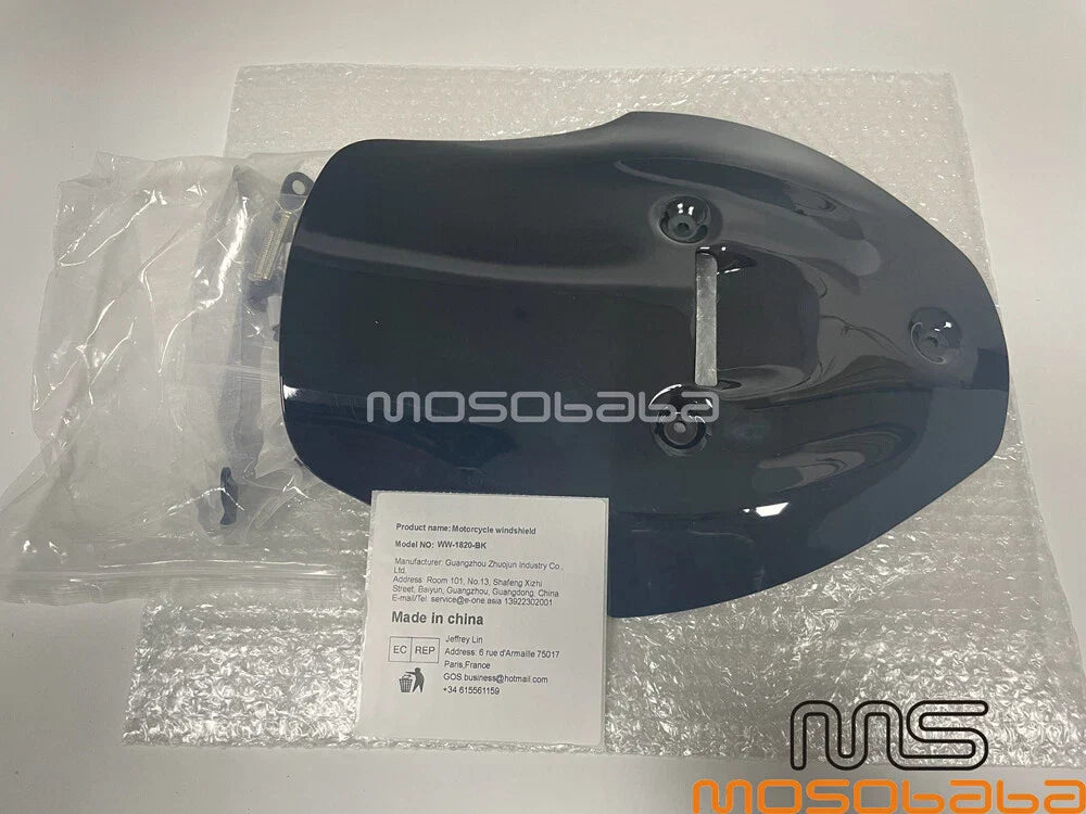 Black Headlight Fairing Windshield for Ducati Diavel V4 (2023-2025)