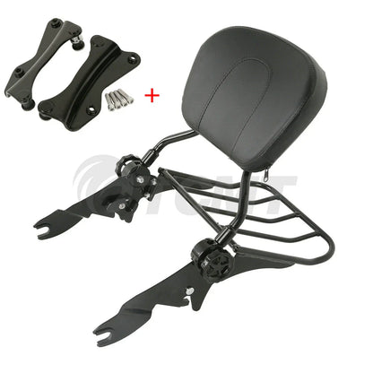 Docking Kit Luggage Rack Sissy Bar Backrest for Harley Touring (2014-2025)