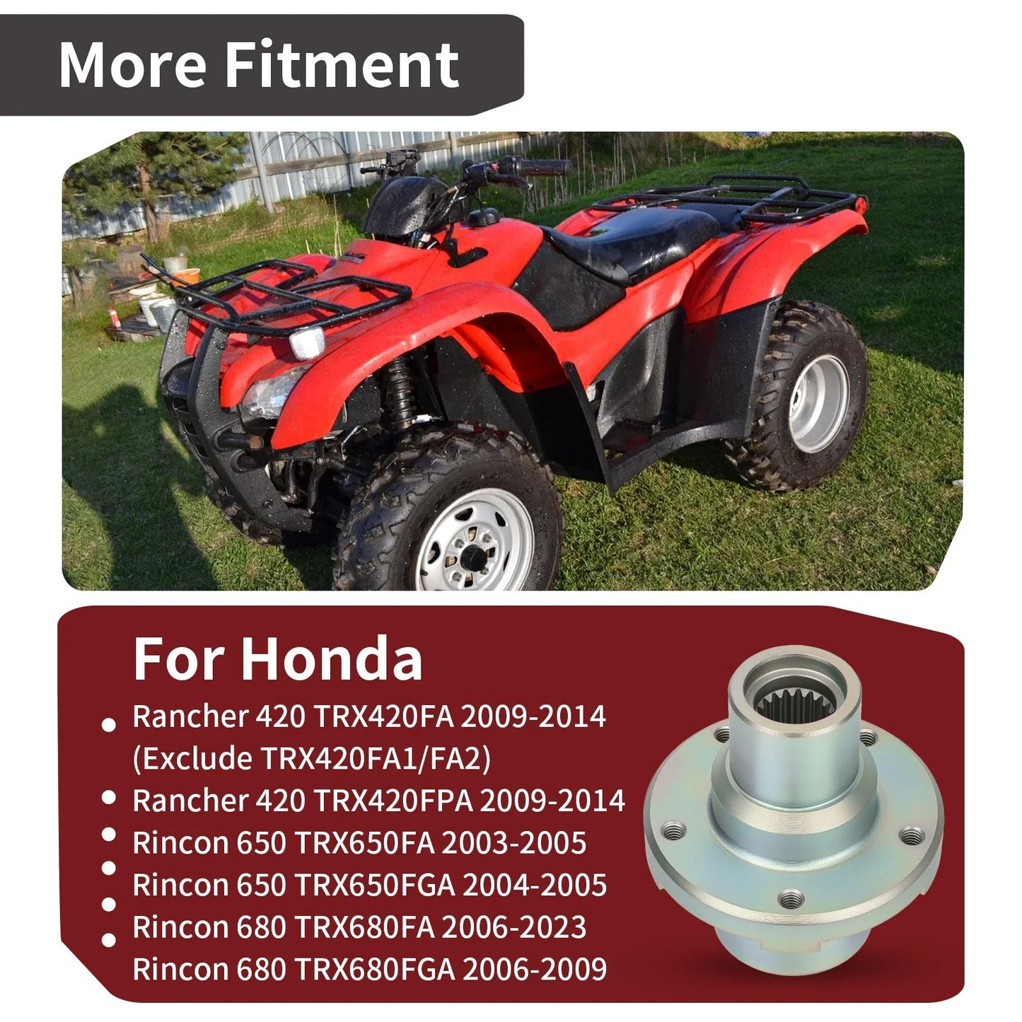 Rear Differential Pinion Joint for Honda Rancher (2009–2014)