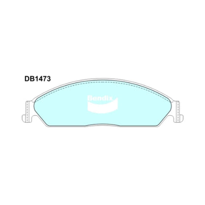 4WD Front Disc Brake Pad Set for Ford Territory SX SY SZ (2004 - 2016)