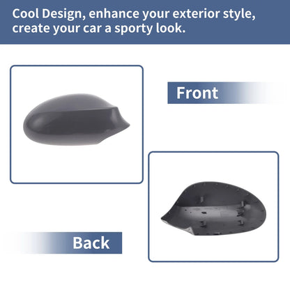 Mirror Cover Cap Replacement Gray for BMW 1 Series (2004-2010)