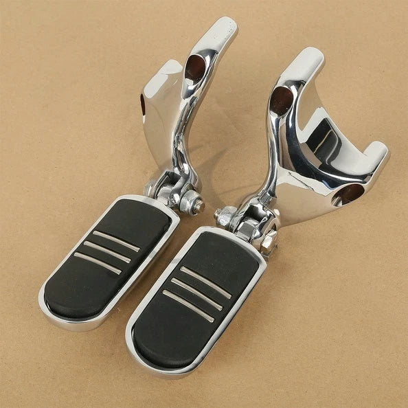 Chrome Passenger Footpeg Bracket for Harley Sportster 883 1200 (2004-2013)