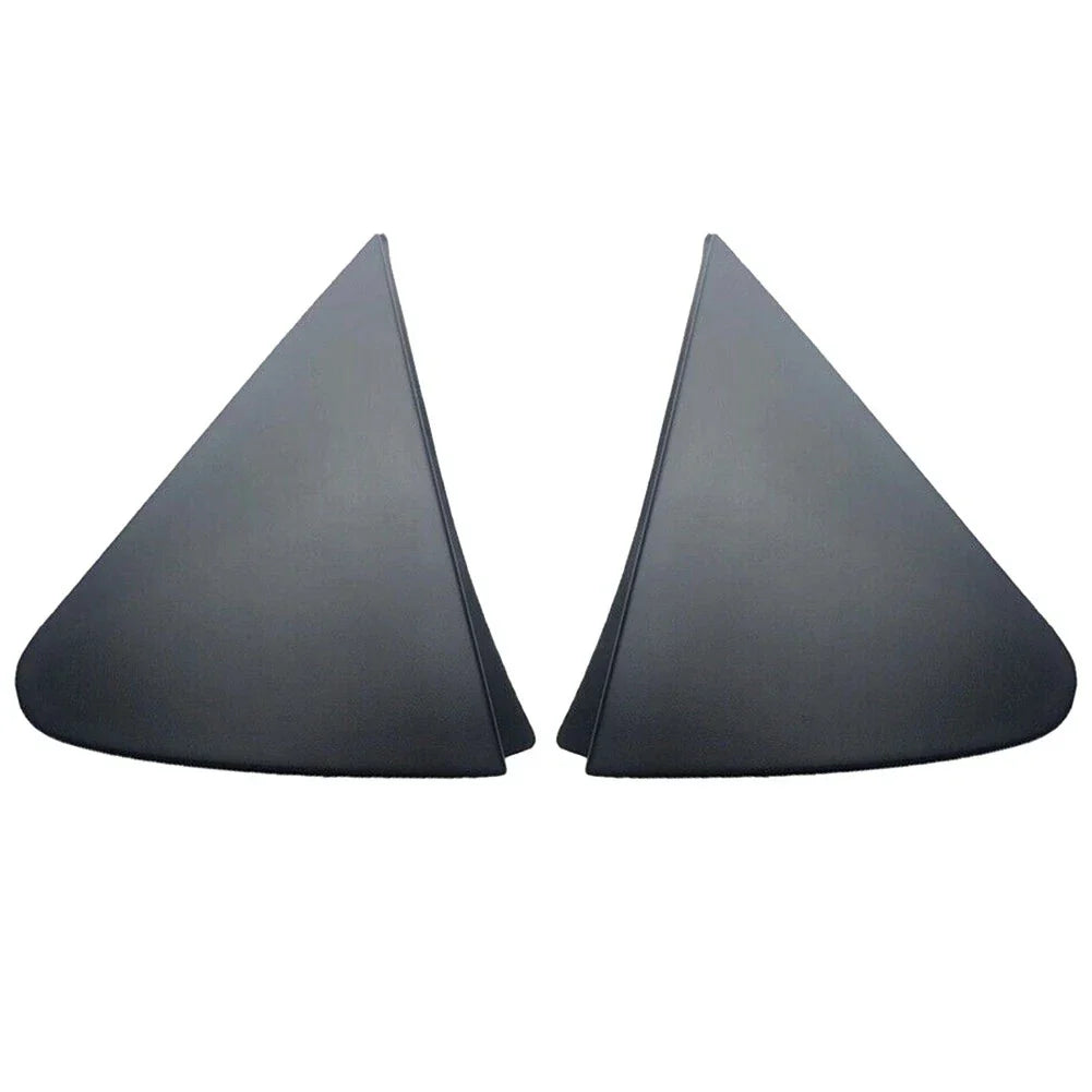 Side Mirror Triangle Corner Cover Trim / Pair / Perfect Fit Black for Toyota Yaris