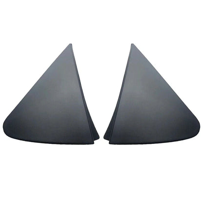 Side Mirror Triangle Corner Cover Trim / Pair / Perfect Fit Black for Toyota Yaris