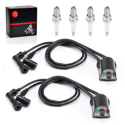 2PCS Ignition Coils for Kawasaki VN1500 Vulcan 1500 VN1500L Nomad (2000–2004)