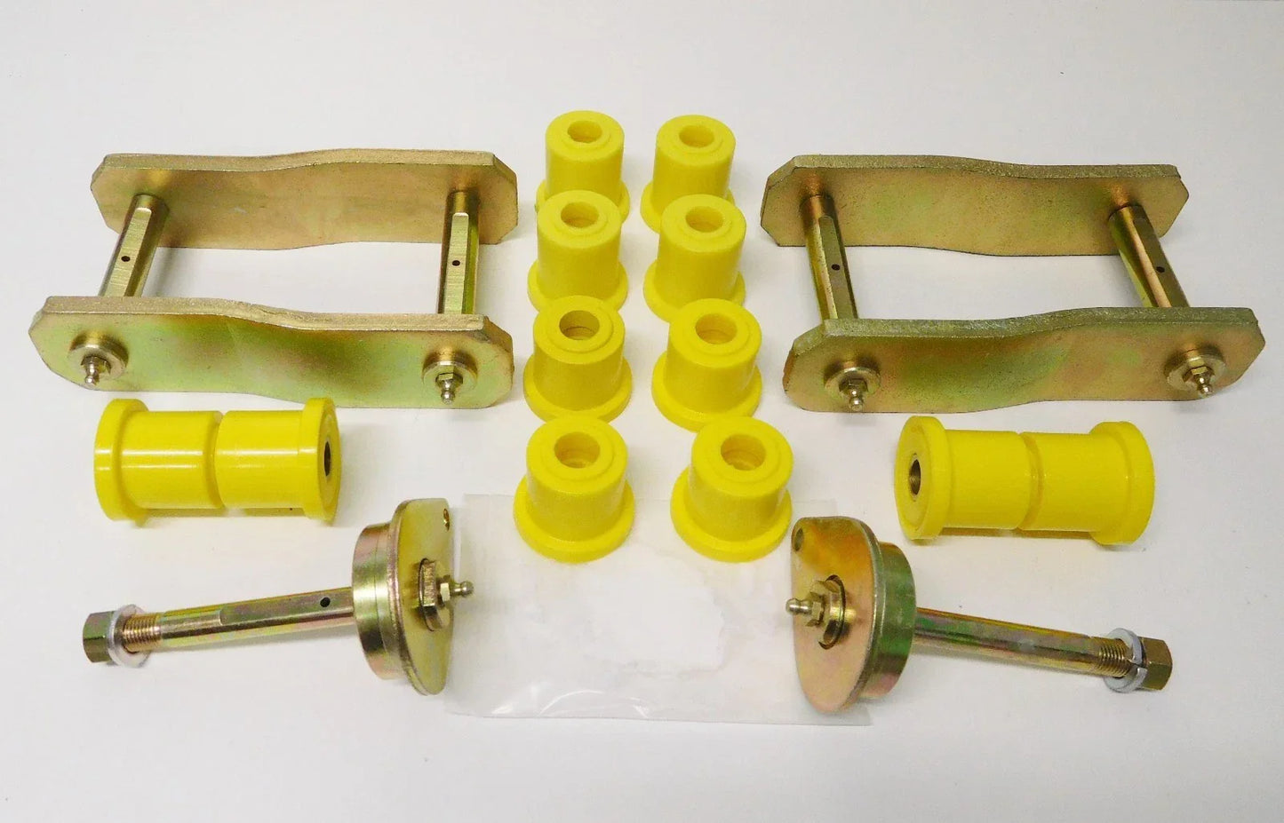 Extended Rear Shackles & Bush Kit for Land Cruiser HZJ78 Troopie (1999+)