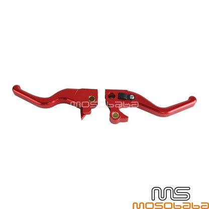 Red Front Hand Brake Clutch Levers for Harley Sportster XR1200/XR1200X/XL1200L (2007-2019)