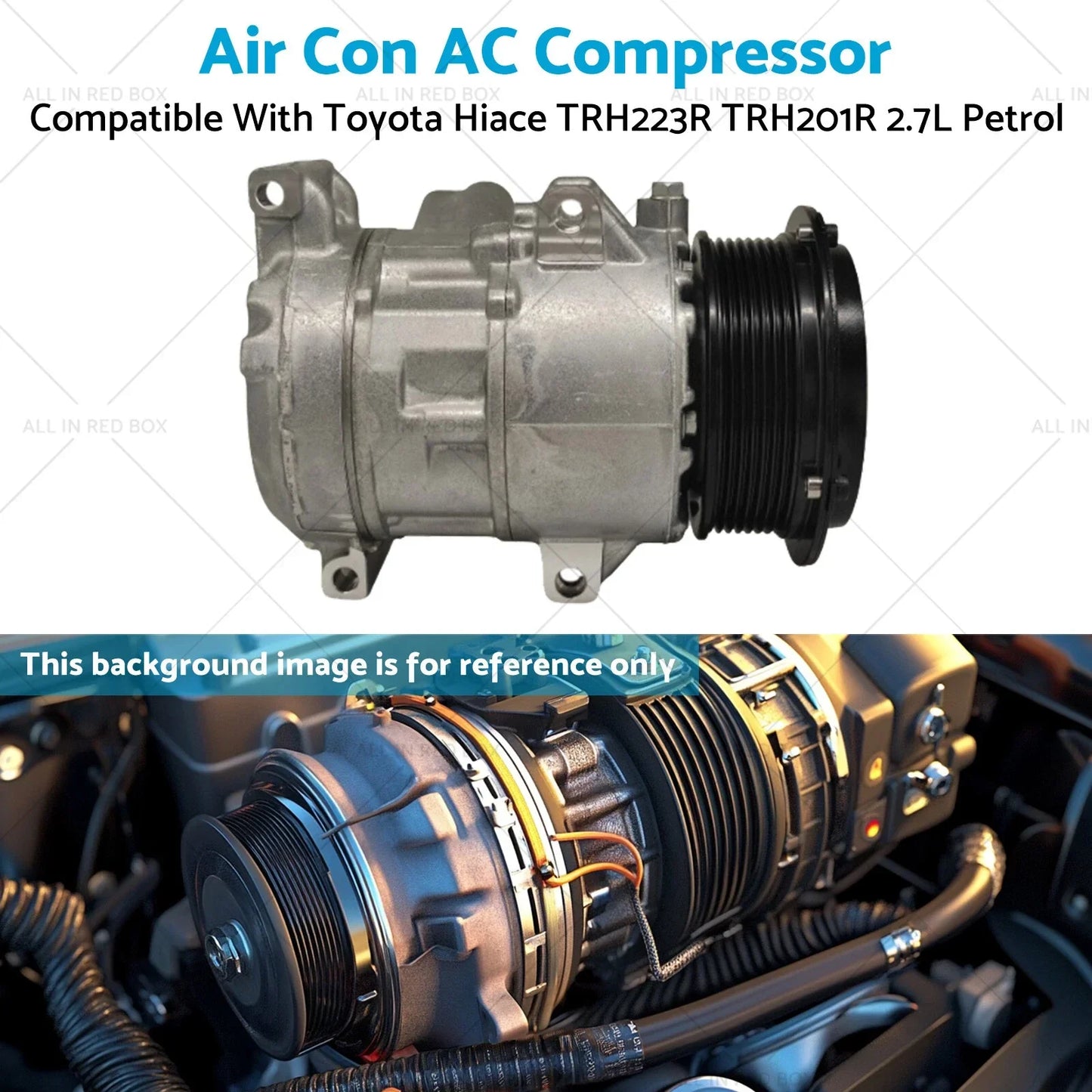 AC Compressor for Toyota Hiace TRH223R TRH201R 2.7L Petrol (2005-2019)