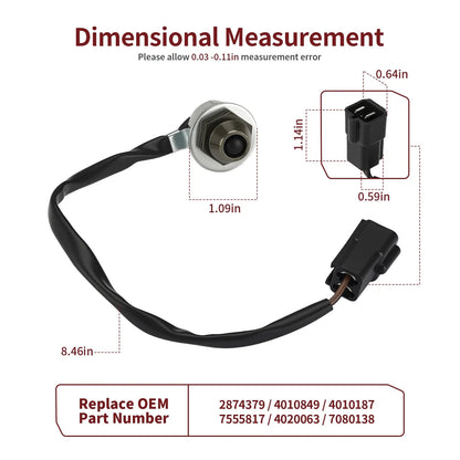 Tether Kill Run Switch Kit for Polaris IQ 440 / PRO X 600 (2001–2007)