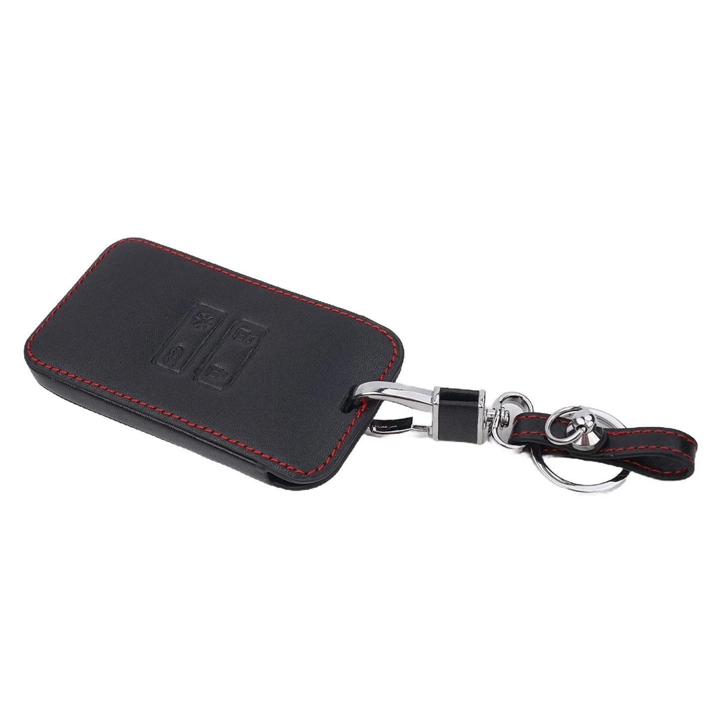 Leather Car Remote Key Cover Fob Case Holder for Koleos Kadjar Captur