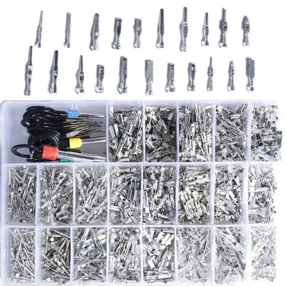 Portable 1168PCS Electrical Connectors with Essential Pin Puller Tool