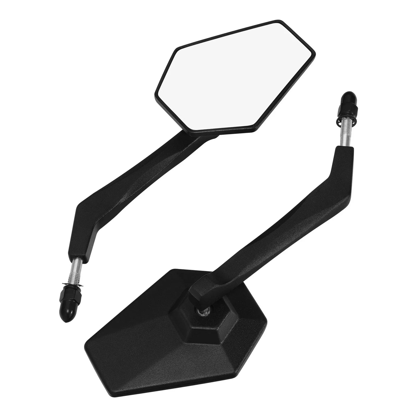 Black Rearview Mirrors for Harley Electra Road Glide Sportster Softail (82-25)