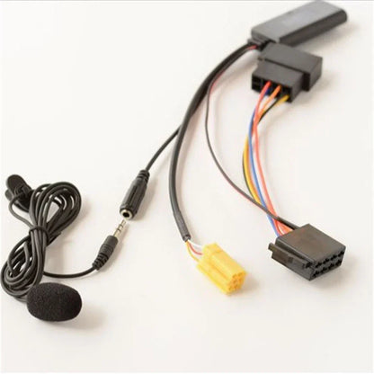 Bluetooth 5.0 AUX Cable Microphone Adapter for Fiat