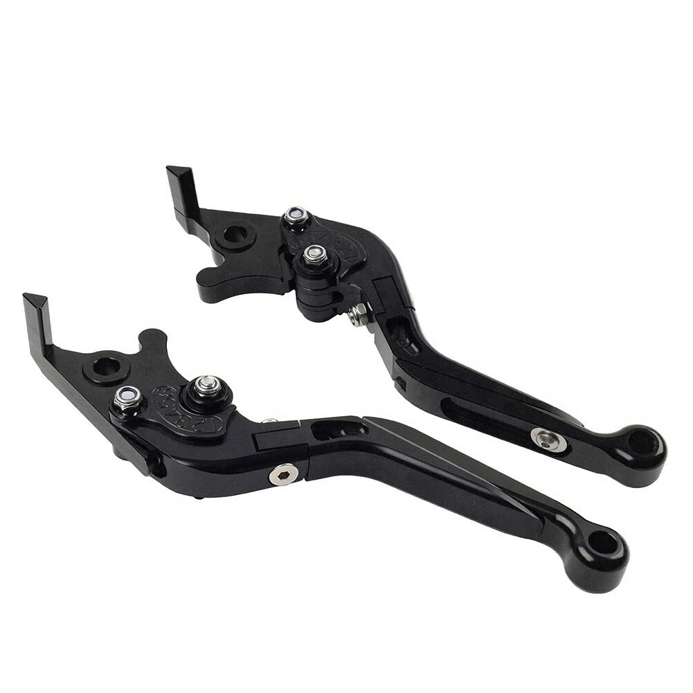Black Extendable Brake Clutch Levers for Kawasaki Z650 Z900 Ninja (2017-2022)