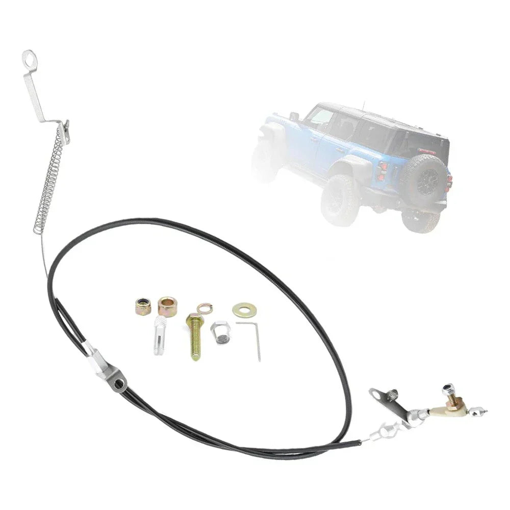 Kickdown Cable Kit for Ford E-150 F-150 Econoline E-250 F-250 (1980-1996)