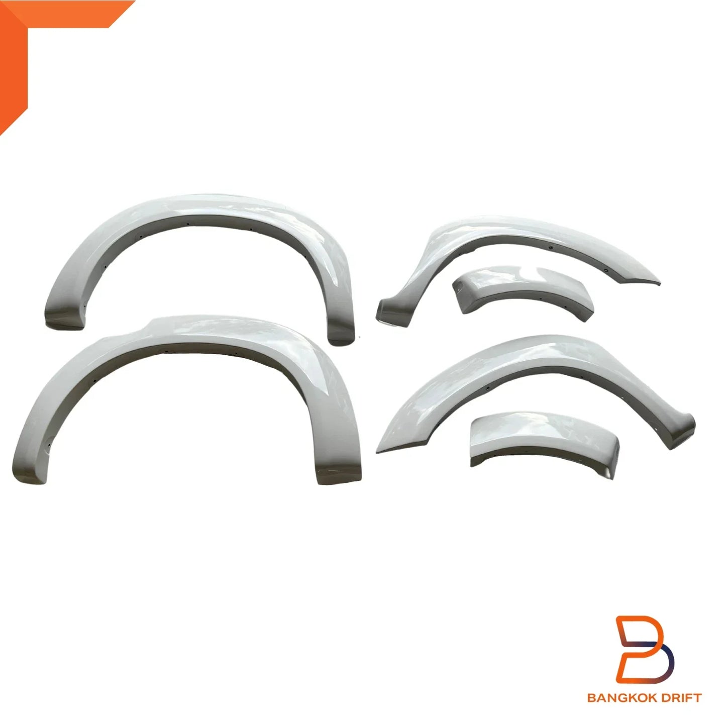 White Fender Flare Arch for Toyota Hilux Ute Vigo MK6 2005-2011 Double Cab