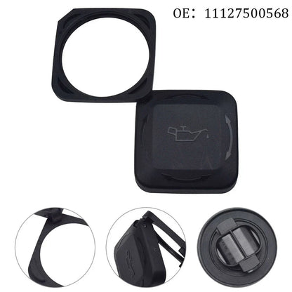 Engine Oil Filler Cap Cover Lid for E34 E36 E39 E46 E60 E64 E90 (1988–2013)