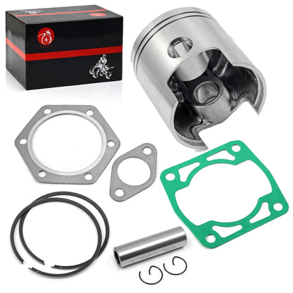 Piston Ring & Gasket for EZGO 2 Cycle Gas Golf Cart Standard Bore (1976–1988)