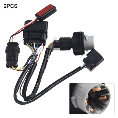 2 x Headlights Conversion Wire for Ram 1500/2500 for Ram 1500/3500 Black