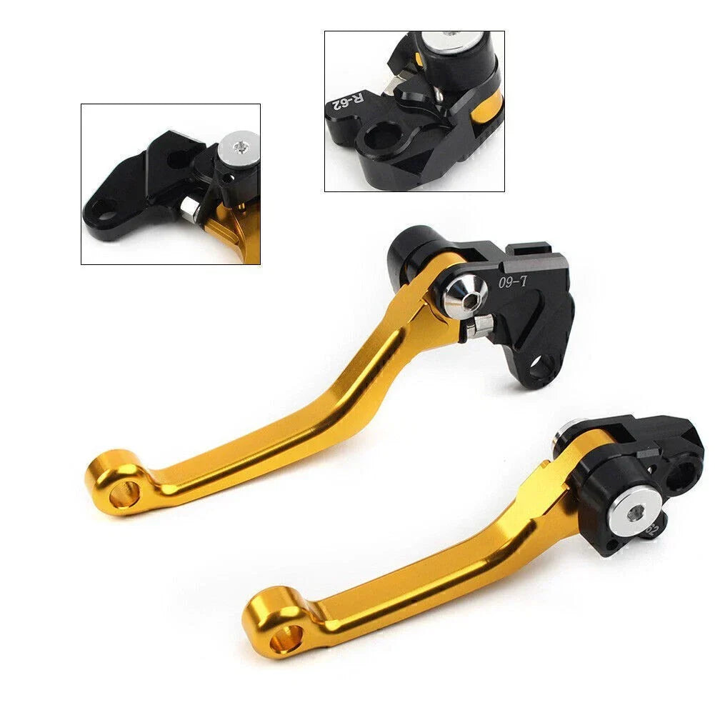 Aluminum Brake Clutch Levers for Suzuki RM85 RM125 RM250 (2001-2023)