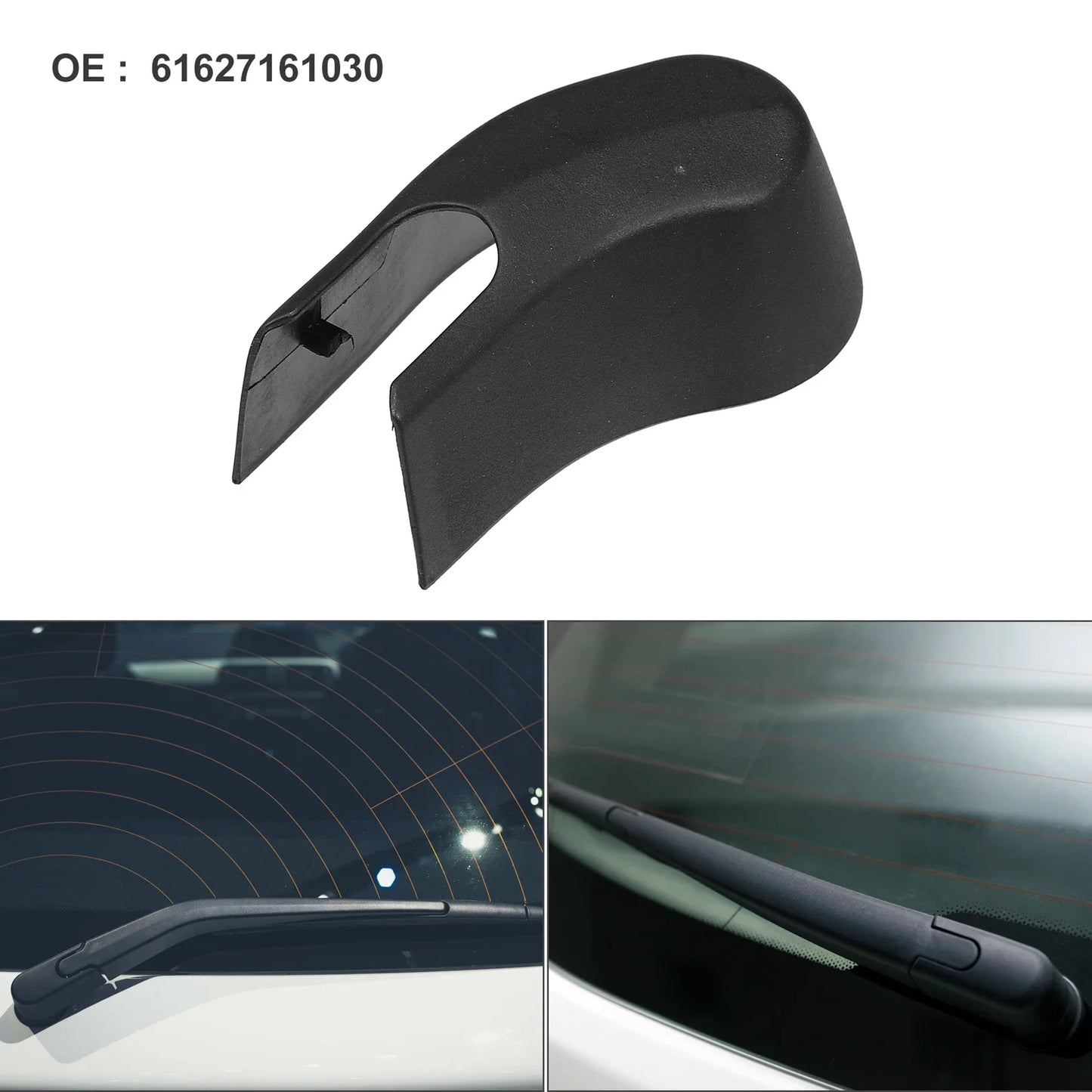 Wiper Arm Nut Cover Cap for BMW X5 Black - Pack of 1