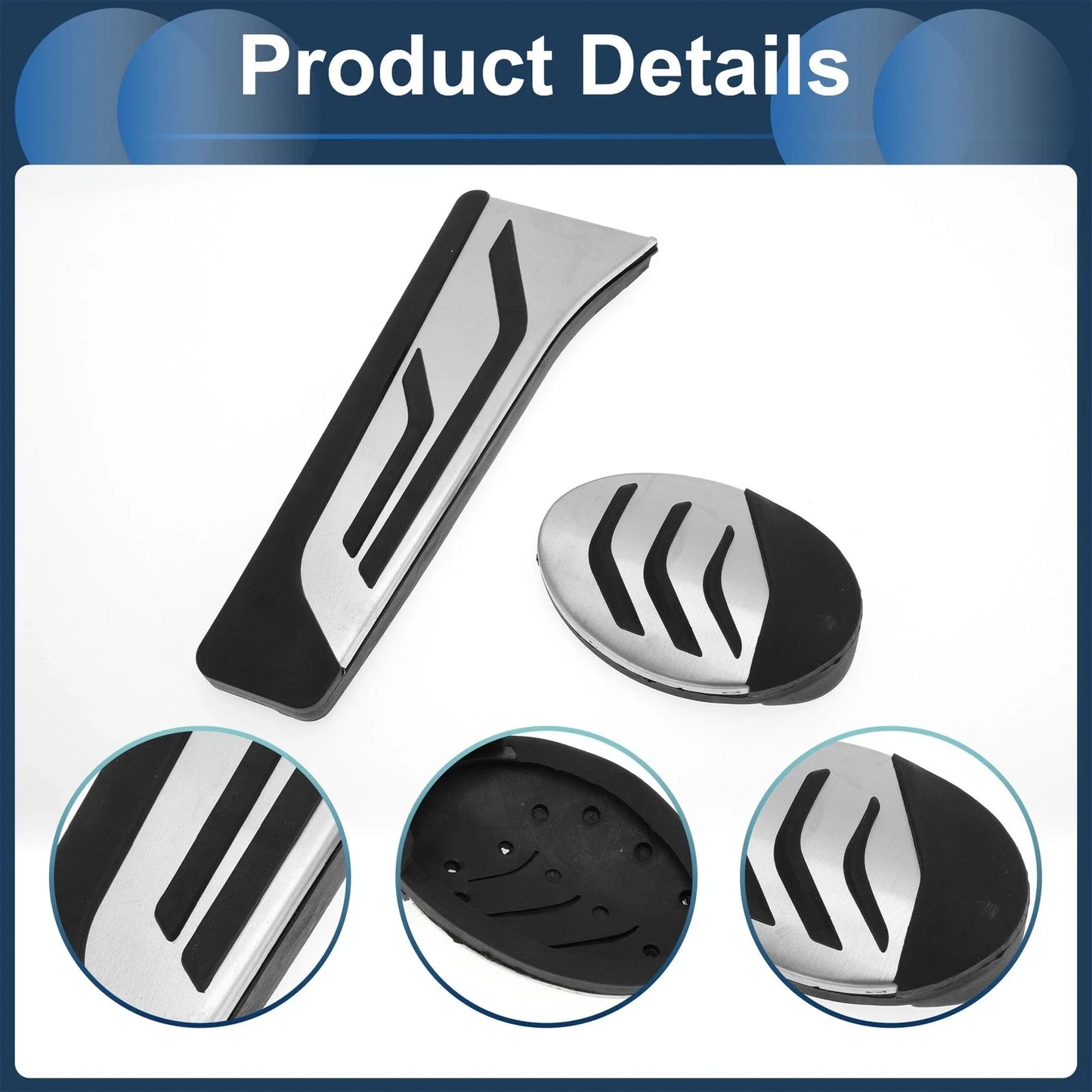 1 Set Footrest Pedals Cover for BMW X1 F48 (2016 - 2022)
