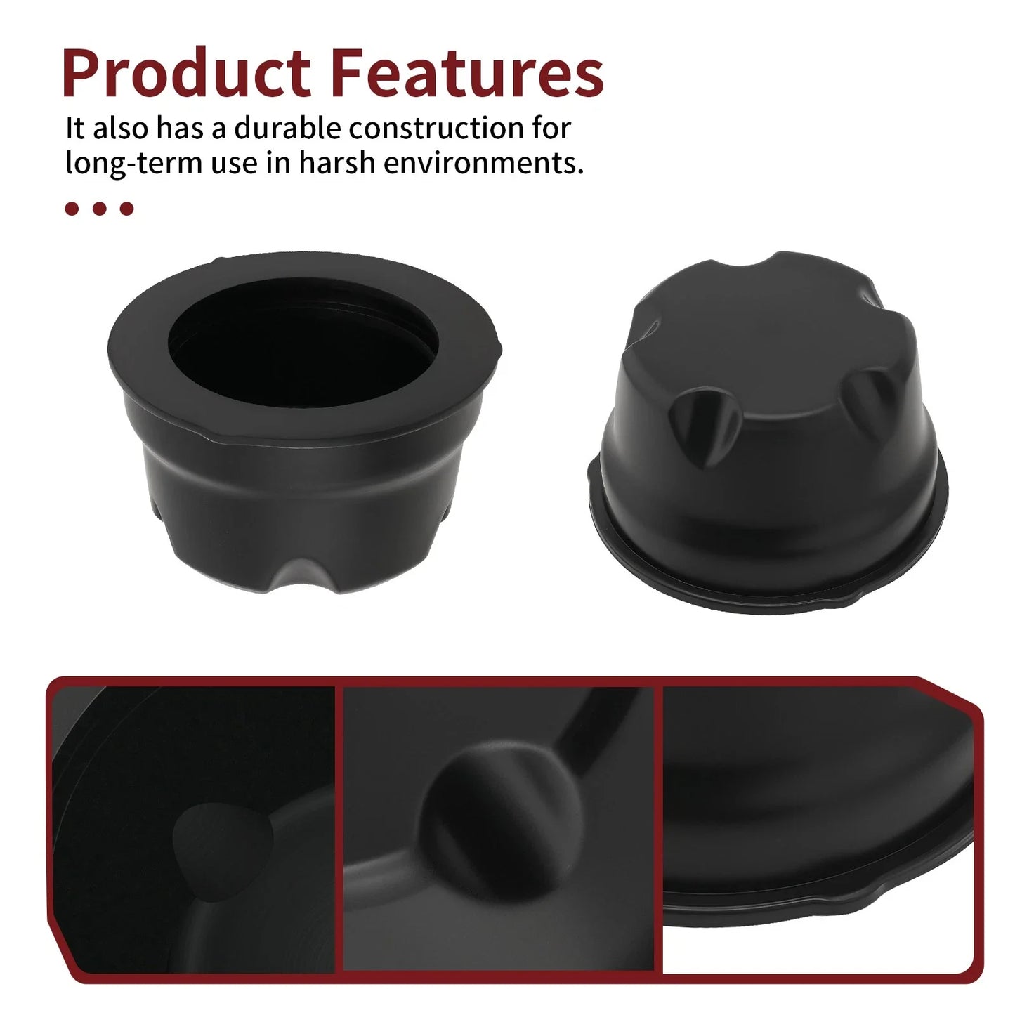 2 x Front And Rear Wheel Hub Caps for Suzuki King Quad (2003–2016)