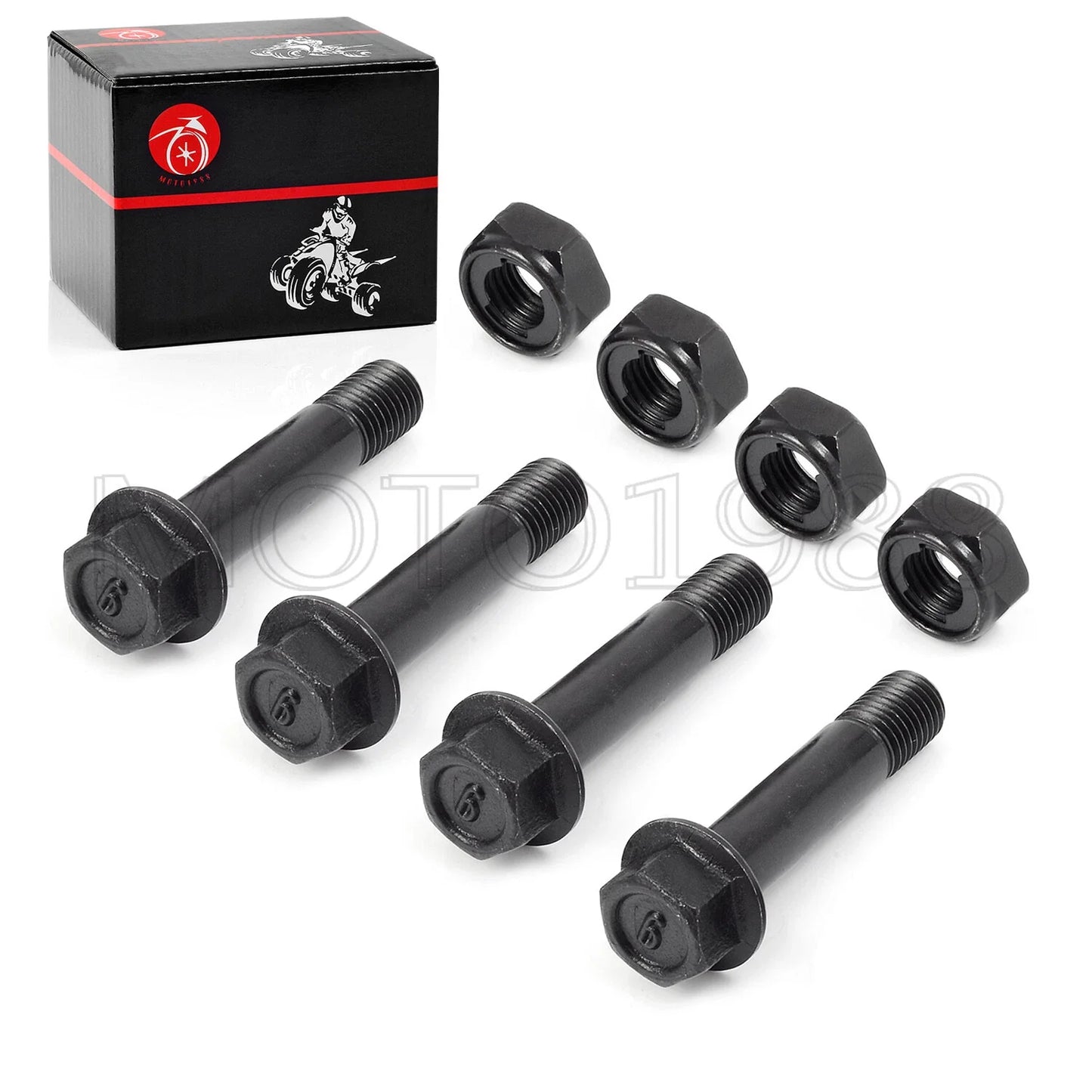 4PACK Front Shock Bolt & Lock Nut for Raptor 700 YFM700 YFM700R (2006–2020)