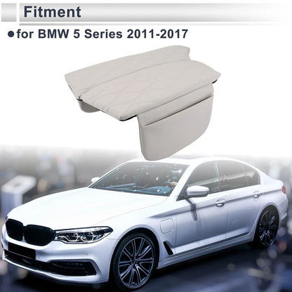 Center Console Cover for BMW 5 Series (2011-2017) White
