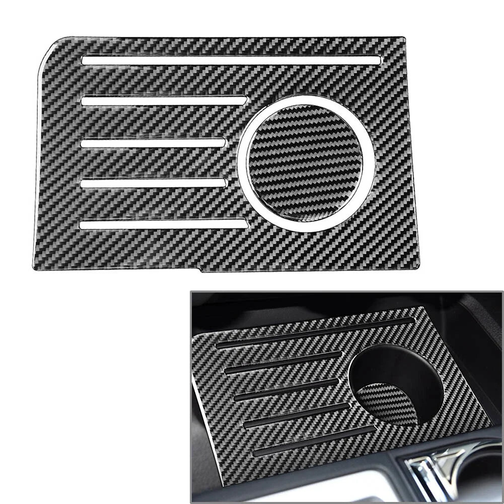 Cup Holder Storage Panel Cover for Toyota Tundra (2014-2021) Black