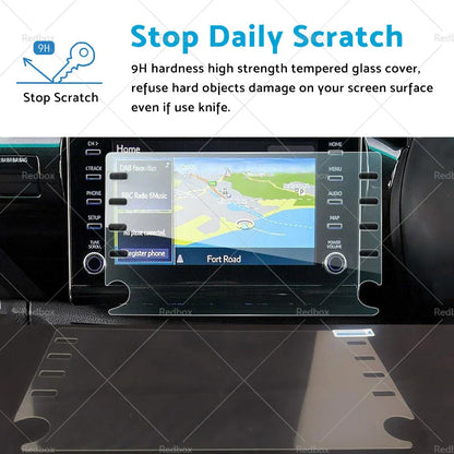 8in Tempered Glass Touchscreen Protector for Toyota HiLux (2021-2022)