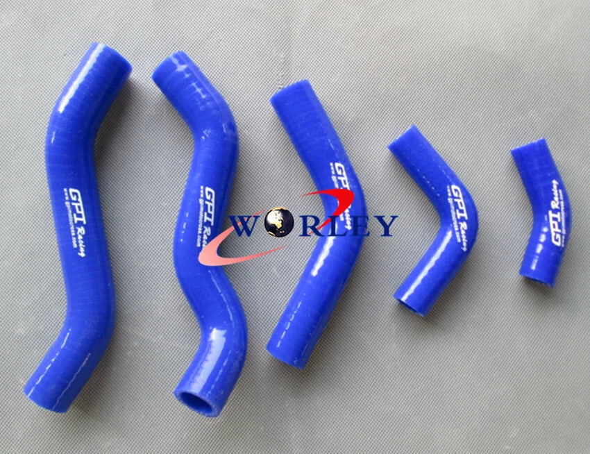 Silicone Radiator Hose for Honda CR125R CR125 1998-1999 ( Blue)