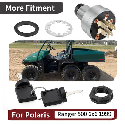 Ignition Switch Assembly for Polaris Ranger 500 6x6 (1999–2003)