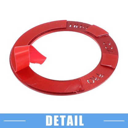 Engine Start Button Sticker for Dodge Challenger 2015-2024 Aluminum Red