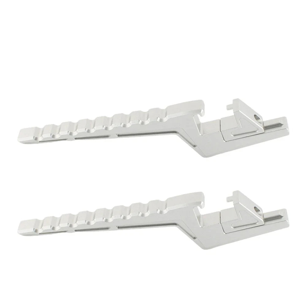 Silver Passenger Foot Peg Extensions for Surron Light Bee S X/L1E & Segway X160