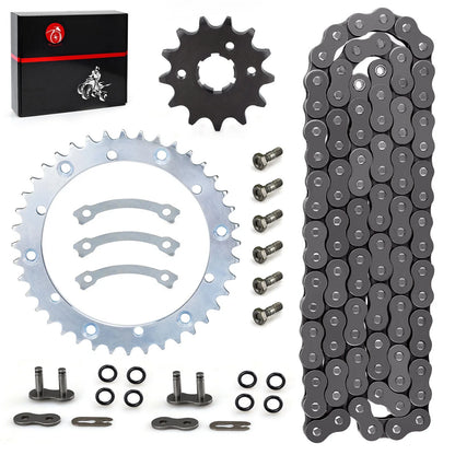 Front Rear Chain Drive Sprocket Kit for Yamaha Warrior YFM350X (1989–2004)