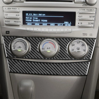 Carbon Fiber Interior Console Cover Trim for Toyota Camry (2007-2011)
