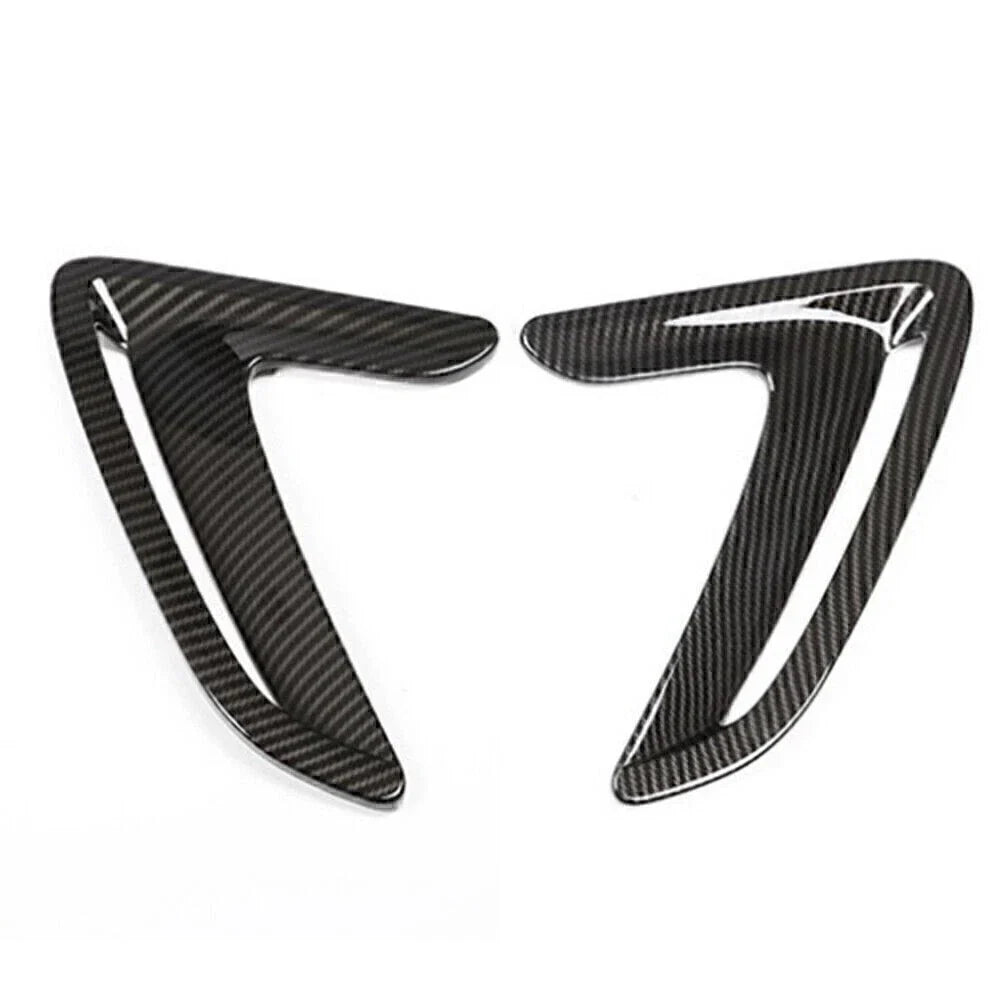 Black Side Body Marker Fender Air Wing Vent Trim for BMW 3 Series GT (2013-2017)